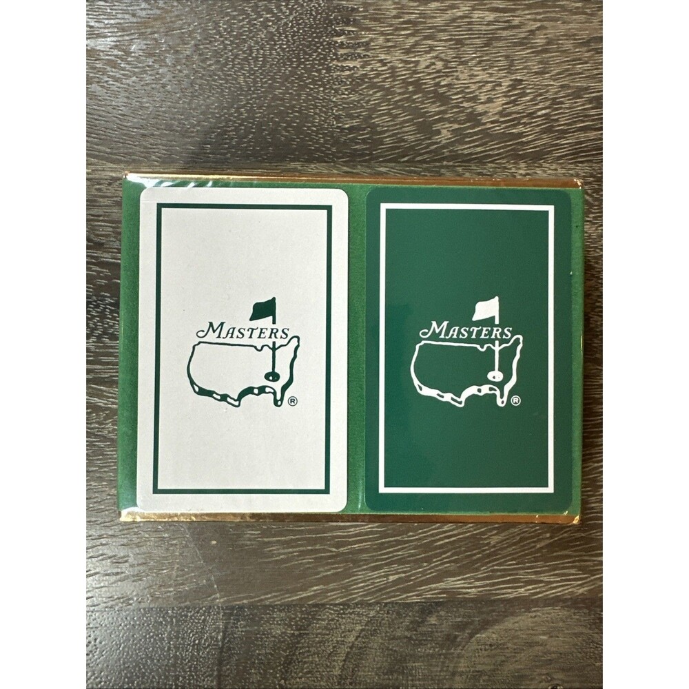 Masters Golf Playing Cards Sealed Package of 2 Decks Of Cards NEW